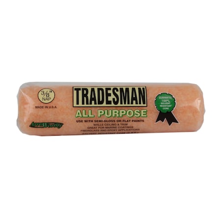 Tradesman Polyester 9 In. W X 3/8 In. Paint Roller Cover